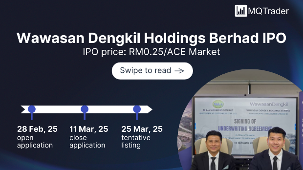 New IPO: Wawasan Dengkil Holdings Berhad, a construction services, materials trading, and equipment hire provider, plans to list on the ACE Market!